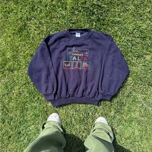 Y2K Firenze Italia Boxy Heavyweight Sweater